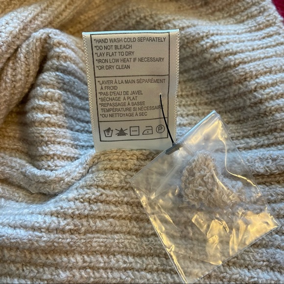 BB DAKOTA PORTER DRESS Off The Shoulder Body Con Size Large Color Cream Camel - Picture 6 of 8